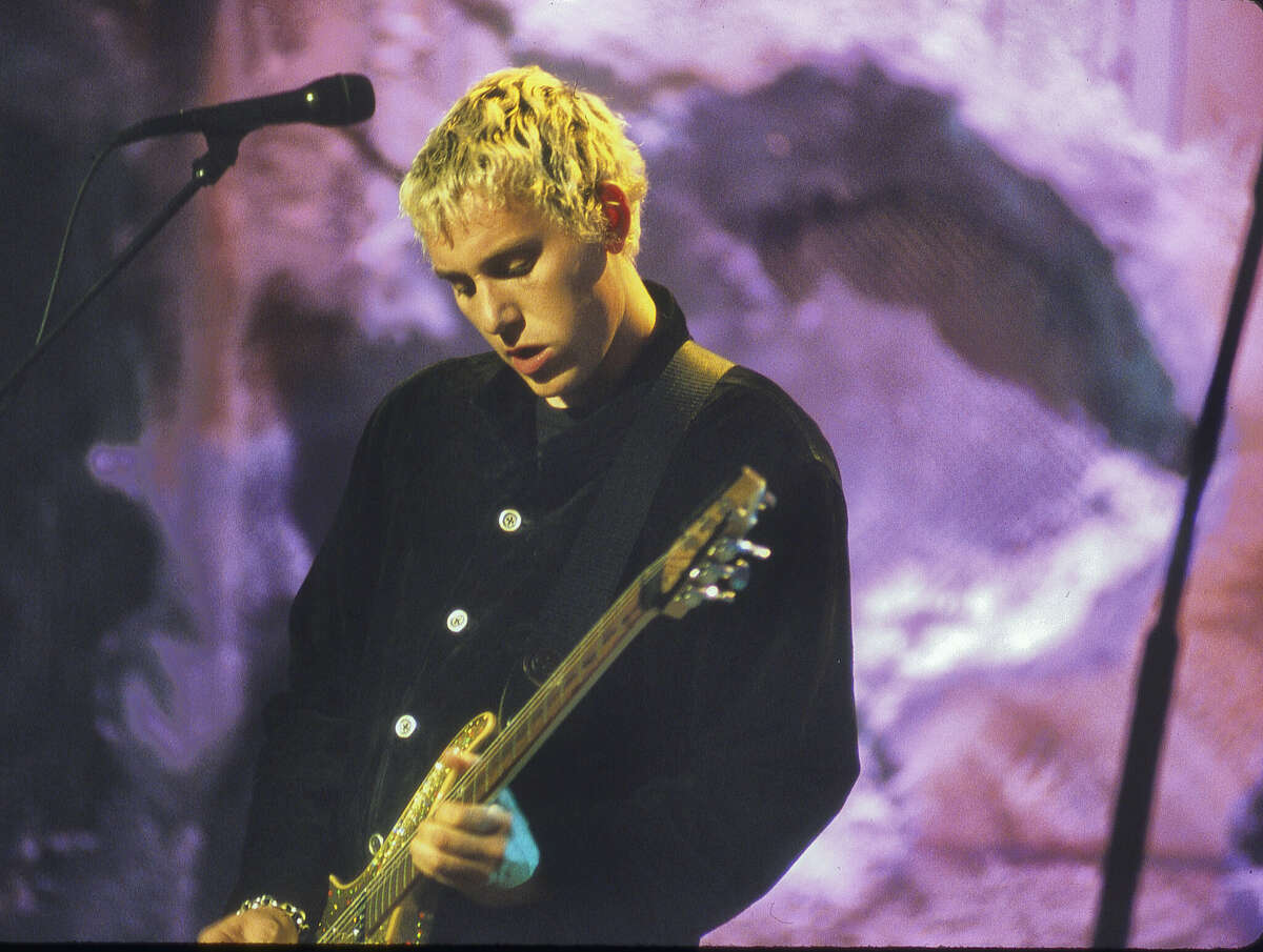 Kevin Cadogan of Third Eye Blind performing on June 28th, 1997 in New Haven. (Photo by Bill Tompkins/Getty Images)