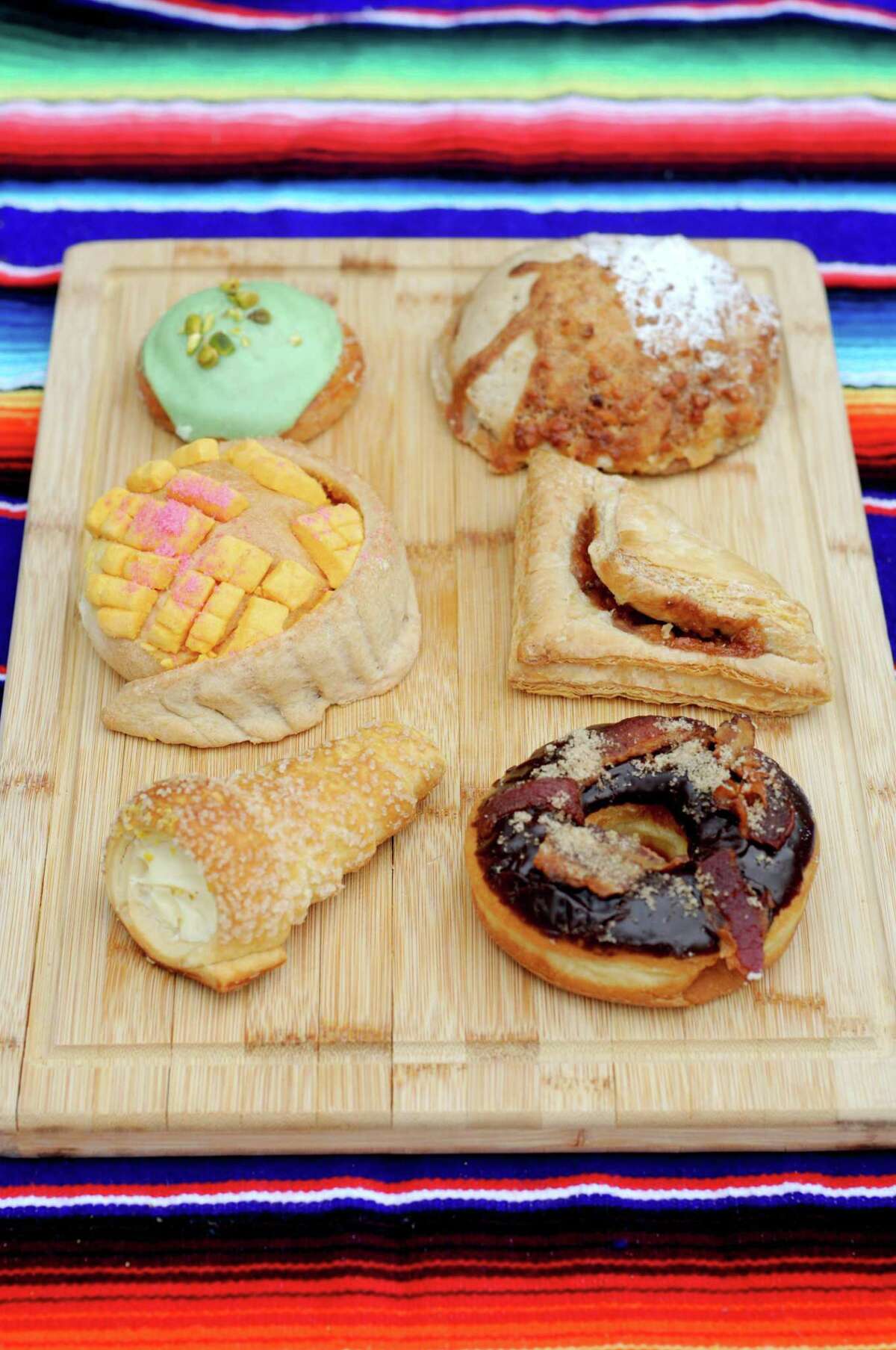 A selection of pastries from North Side Mexican bakeries