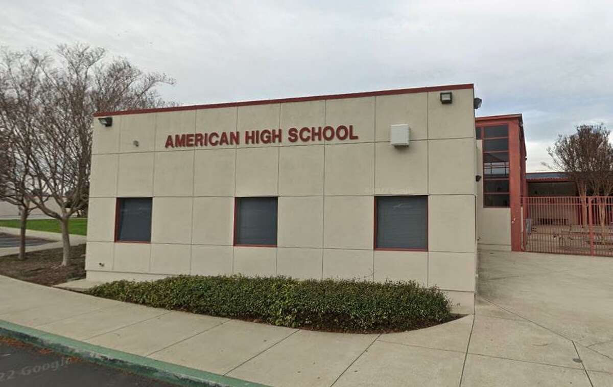 American High School in Fremont, where a noose was found on campus. School officials said they were searching for the person or people responsible.