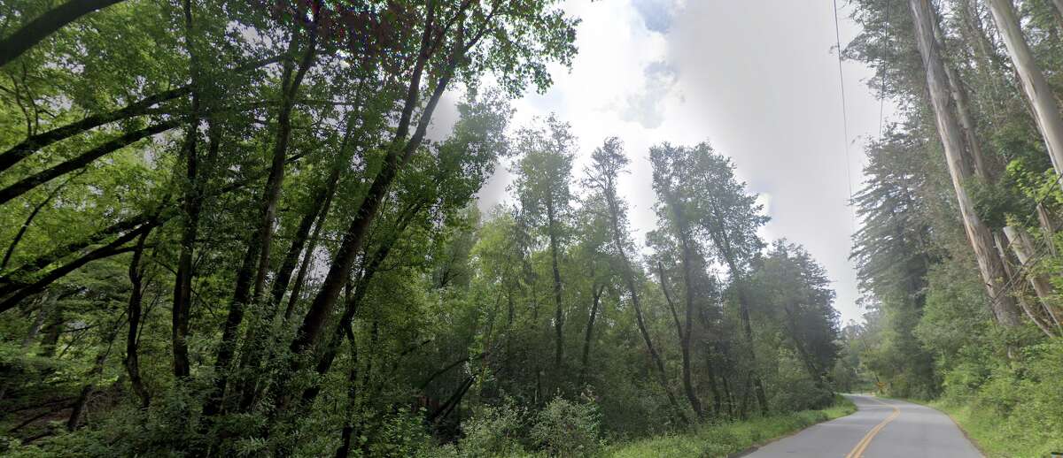 A stretch of road down Granite Creek Road in Scotts Valley, Calif.