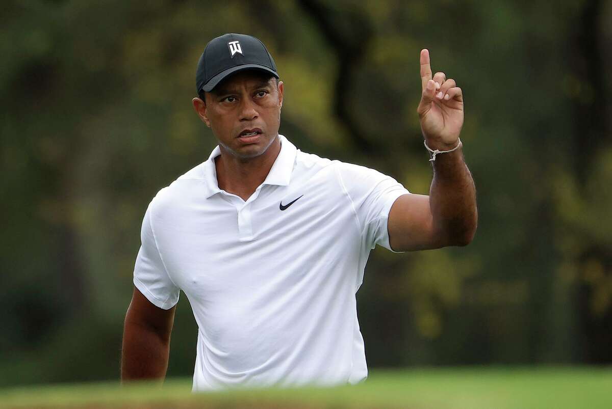 Tiger Woods has been a crowd favorite at Augusta National this week in the lead-up to the Masters, which begins Thursday.