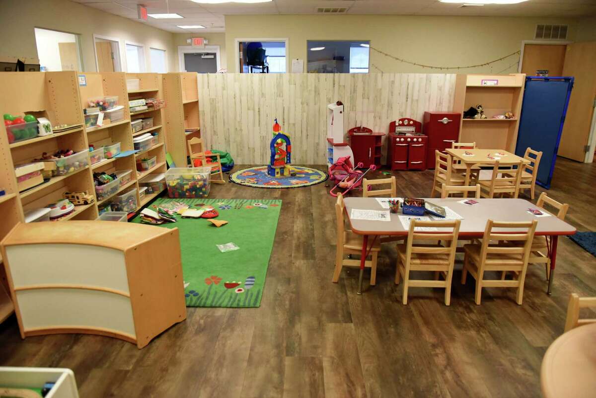 Classroom inside Abilities Center of Saratoga on Thursday, April 7, 2022, in Wilton, N.Y. Abilities is a preschool pediatric therapy and early learning center. The school is closing Friday after being evicted due to a portion of unpaid rent from when the preschool was closed during Covid.