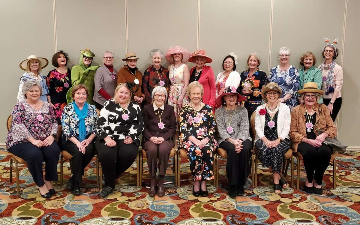 The Zoe Club of Midland recently held its spring fundraiser. Members got into the spirit and dressed up in special ways for the occassion.