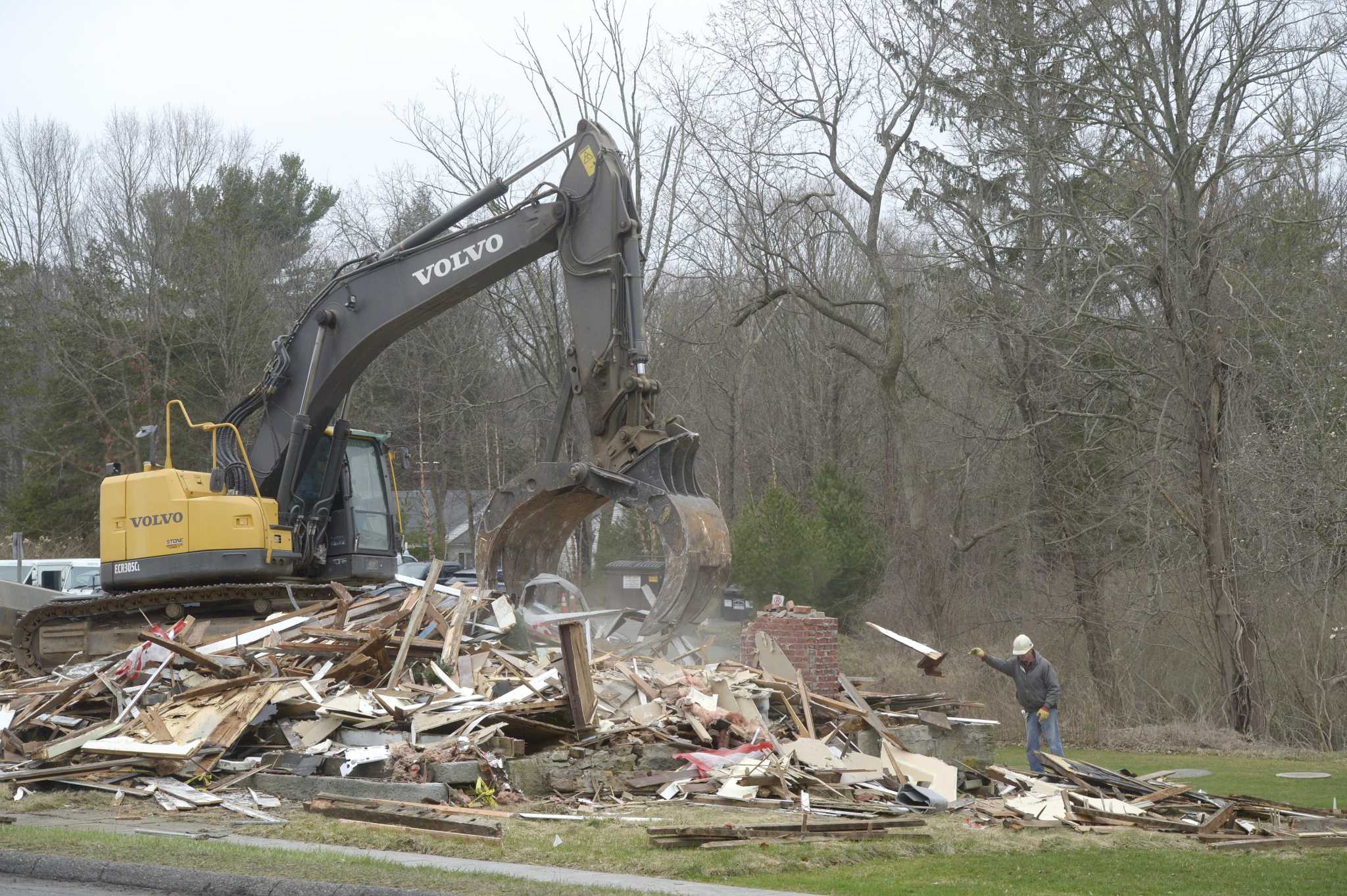 Historic Bridgewater Grange Hall torn down, town to vote on future of site