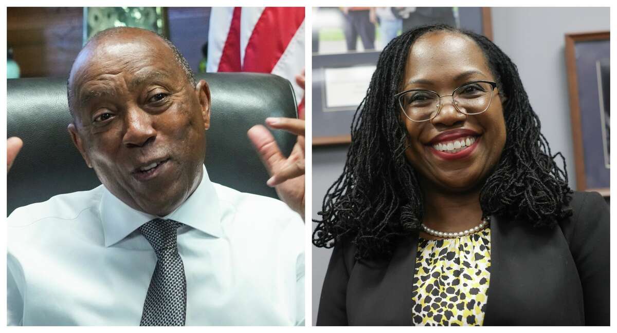 Houston leaders including Mayor Sylvester Turner congratulated newly appointed Supreme Court justice Ketanji Brown Jackson on being confirmed to the high court on Thursday.