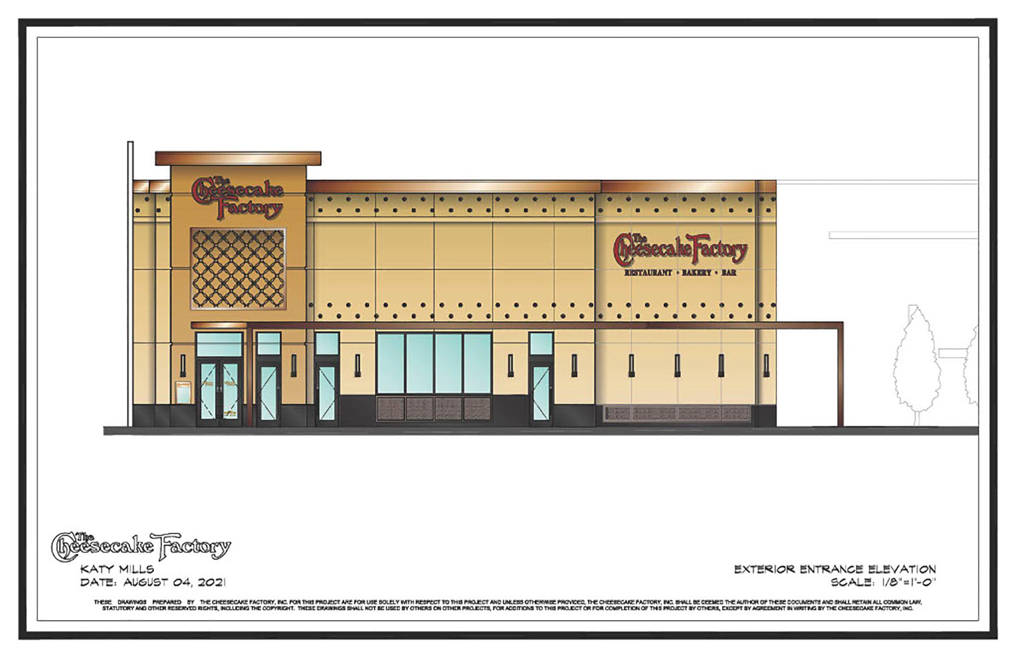 The Cheesecake Factory is coming to Katy Mills Mall