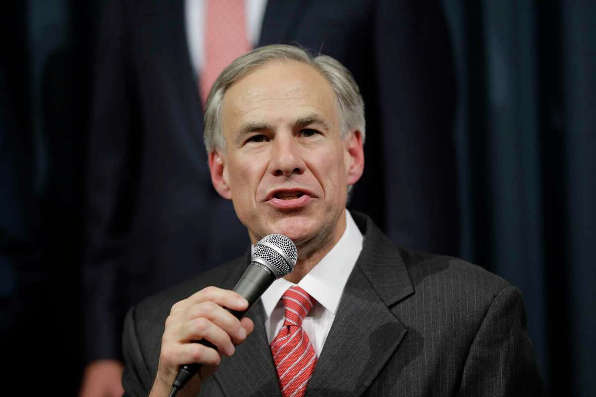 Texas Attorney General Greg Abbott speaks during a news conference with Gov. Rick Perry in the Governor's press room, Monday, July 21, 2014, in Austin, Texas. Gov. Perry announced he is deploying up to 1,000 National Guard troops over the next month to the Texas-Mexico border to combat criminals that Republican state leaders say are exploiting a surge of children and families entering the U.S. illegally. (AP Photo/Eric Gay) ORG XMIT: TXEG108