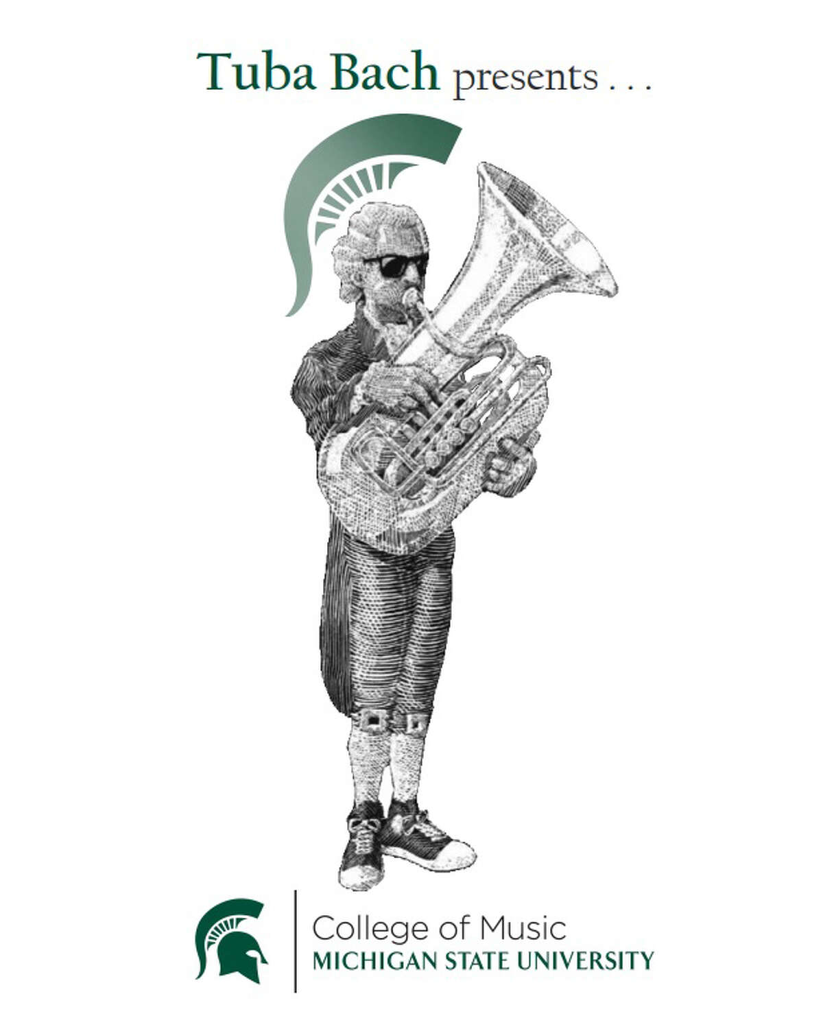 “Tuba Bach Presents ...” concert series is a collaboration of the Michigan State University College of Music and Tuba Bach.