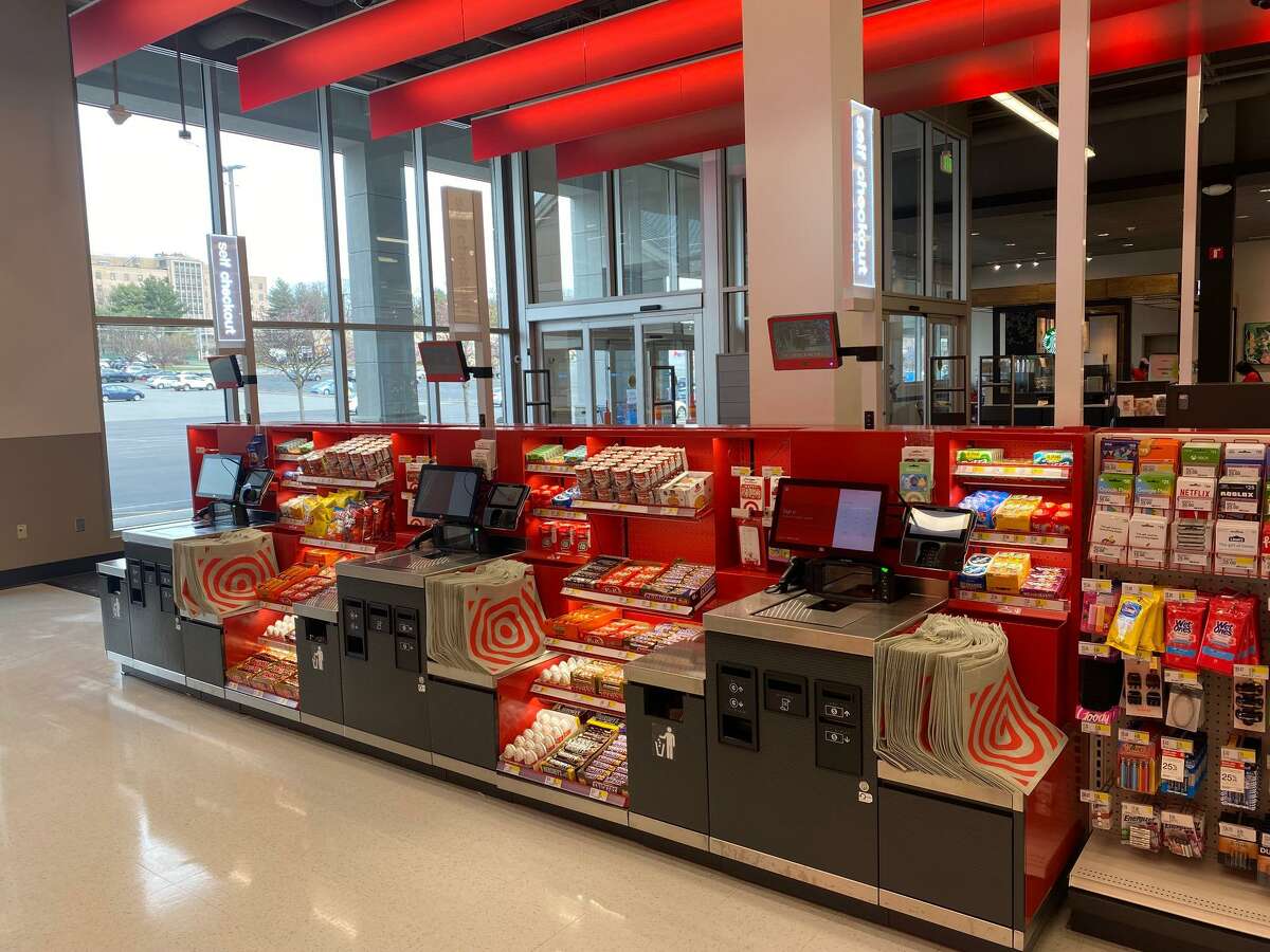 The official opening of a Target store in Port Chester, N.Y., will take place Sunday.