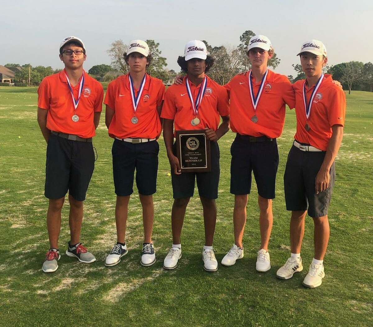 The Seven Lakes boys golf team advanced to the Region III-6A tournament with a second-place finish at the District 19-6A tournament April 4-5 at The Club at Falcon Point.