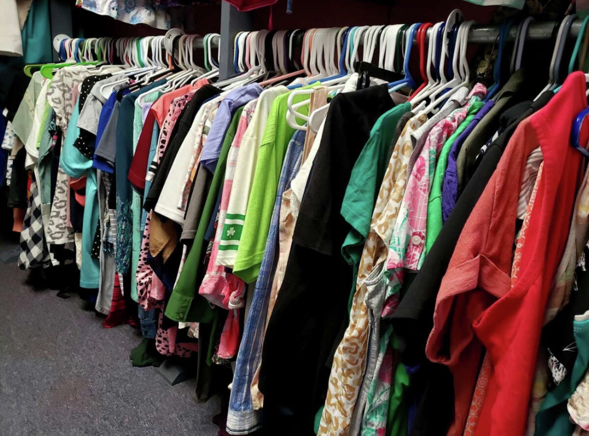The Compassion Center is always accepting donations of children's clothes, and always has an abundance of gently used adult clothes in stock.