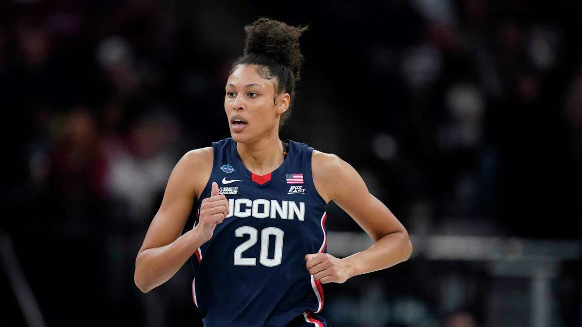 UConn’s Olivia Nelson-Ododa during the second half of the Final Four semifinals against Stanford on April 1.