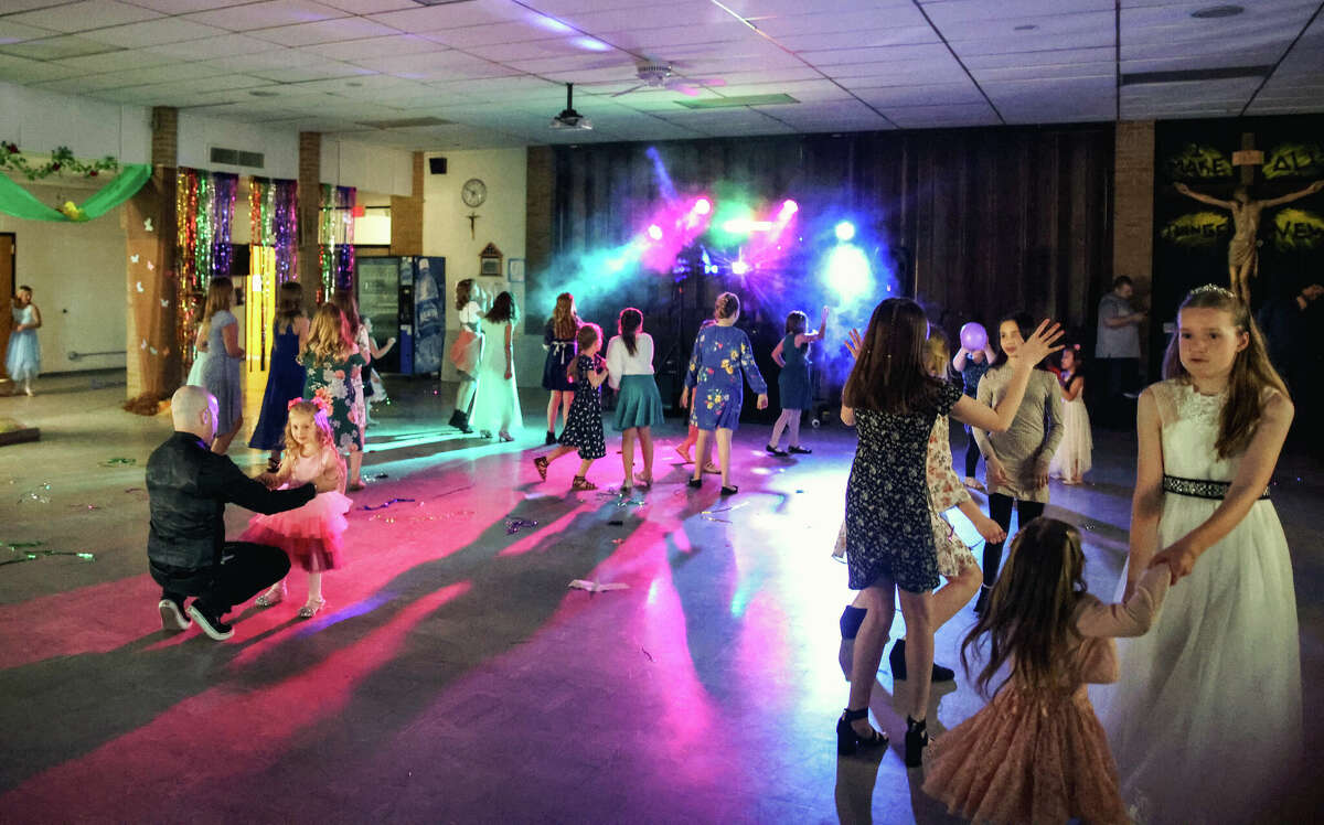 Fathers and daughters took the dance floor for the Manistee Catholic Central School event, "Daddy Daughter Dance" on Saturday from 6 to 8 p.m.