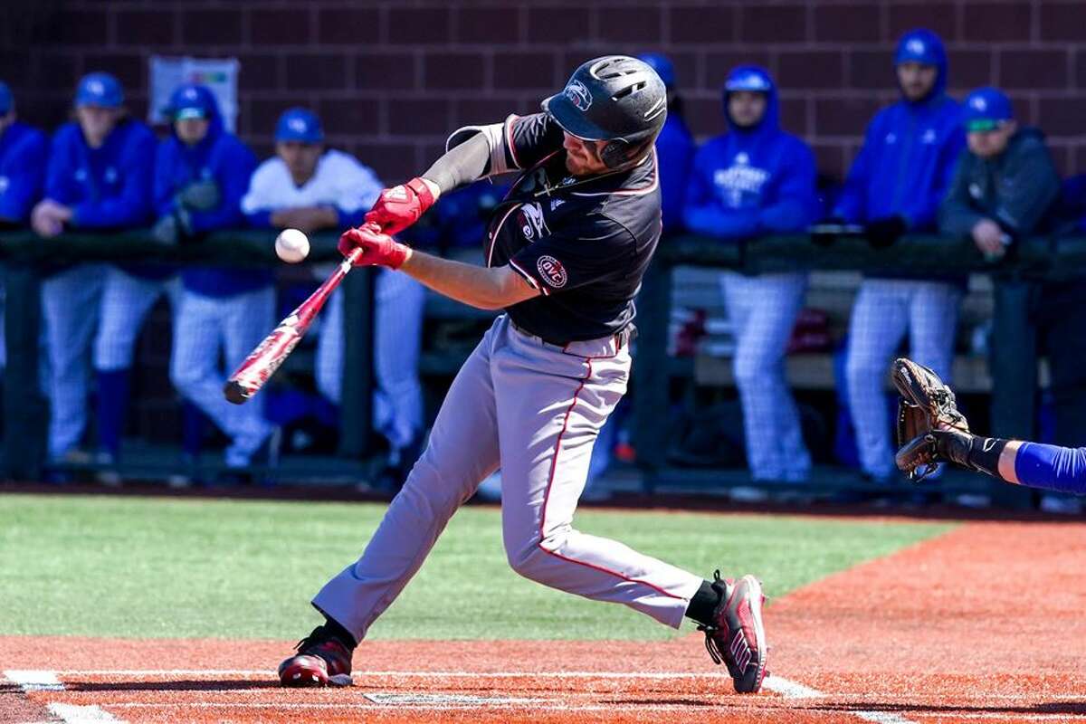 SIUE's Brett Johnson hit his team-leading 12th home run of the season in a doubleheader against Eastern Illinois on Saturday.