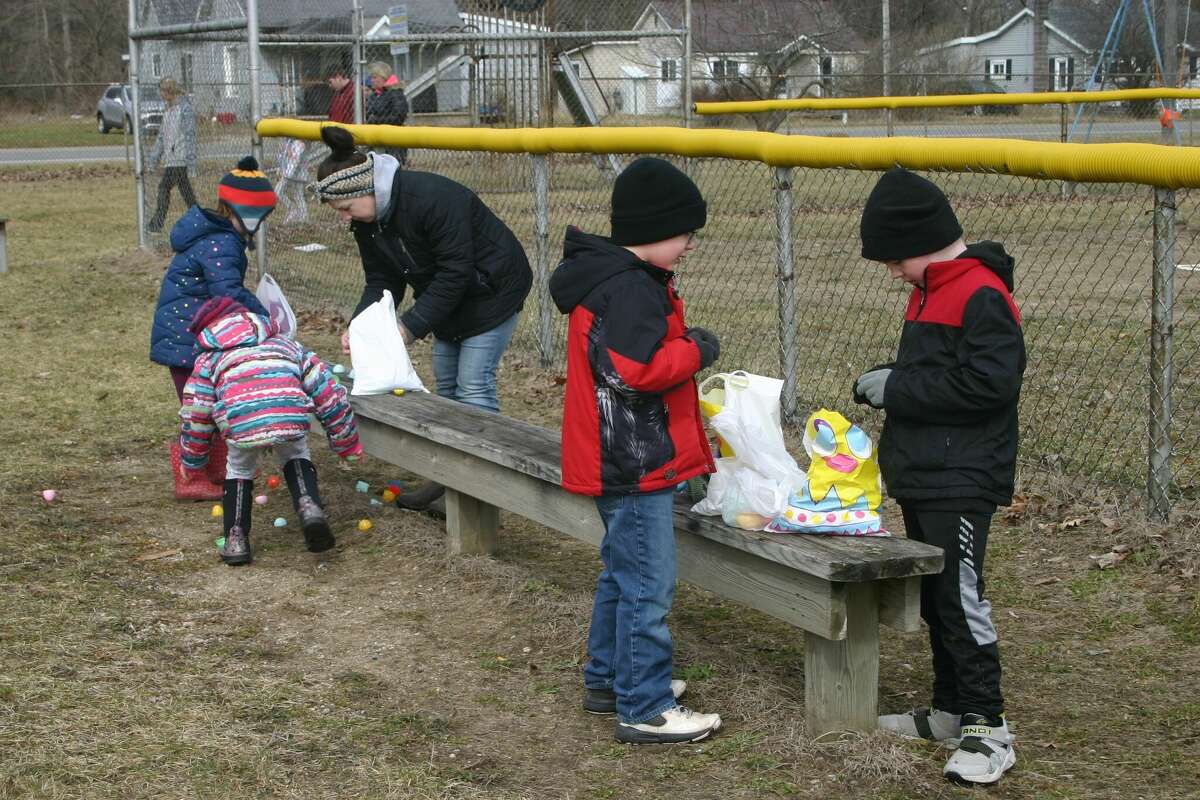 Kids of all ages came out for the annual Easter Egg Hunt at the Morley Community Center in Morley on Saturday. The excitement was palpable as the large group of egg hunters awaited the starting signal, upon which they raced to collect their eggs. With over 4,000 eggs scattered about the grounds, all the participants had the opportunity to collect a bag full of colorful, treat-filled plastic eggs.