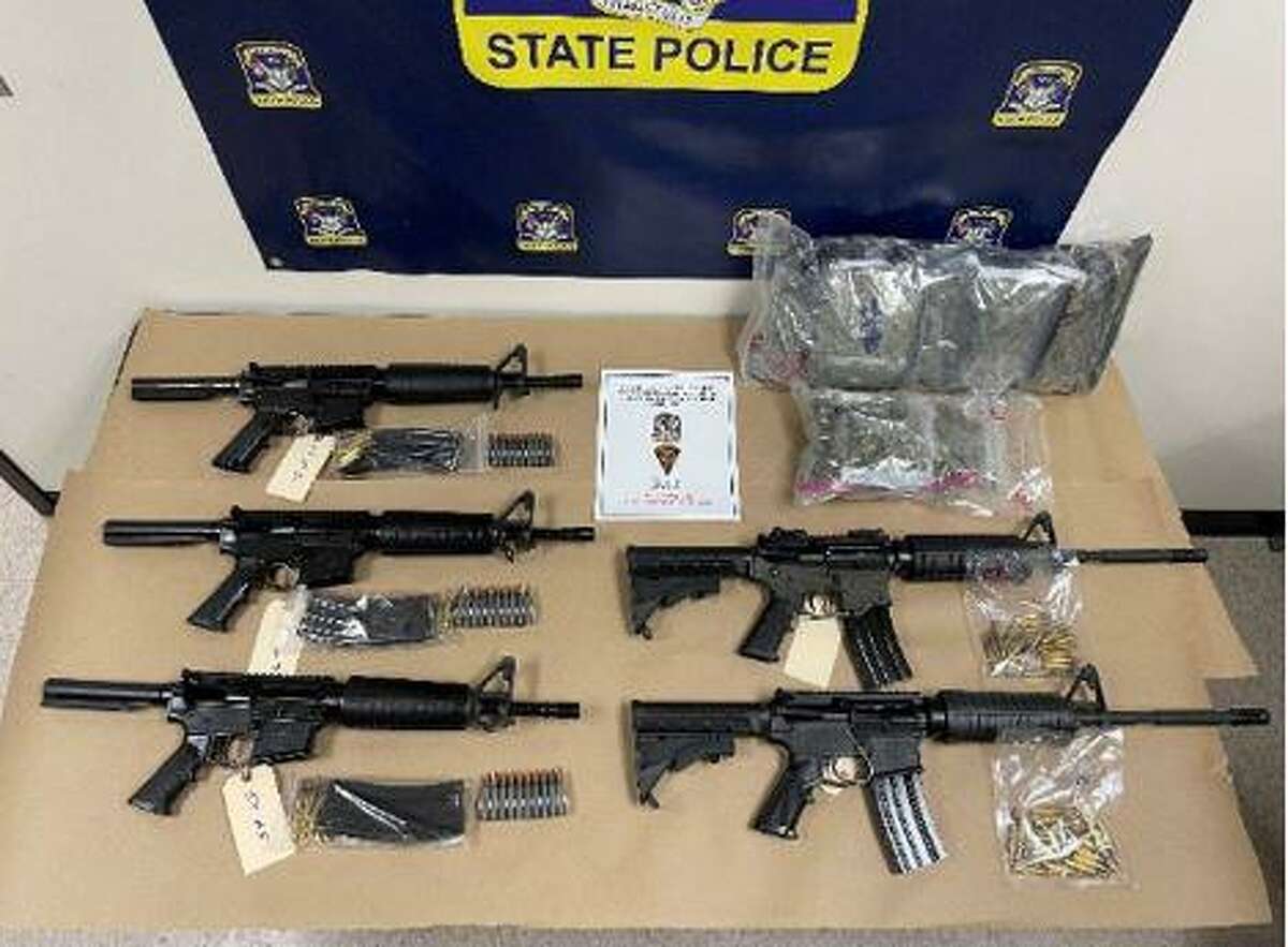 The Connecticut State Police in March seized a number of ghosts guns that they said were being illegally trafficked in the Waterbury area.