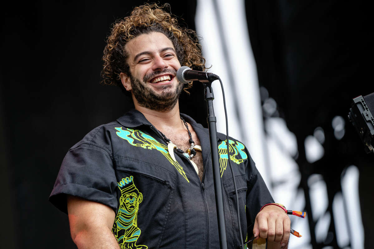 AUSTIN, TEXAS - OCTOBER 10: Daniel Sahad of Nane performs at ACL Music Festival at Zilker Park on October 10, 2021 in Austin, Texas. (Photo by Josh Brasted/FilmMagic)