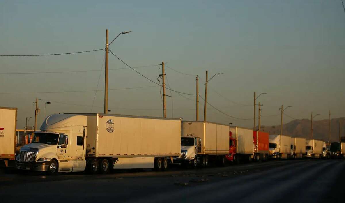 International trade halted at Texas border crossing as truckers protest Greg Abbott’s new inspections