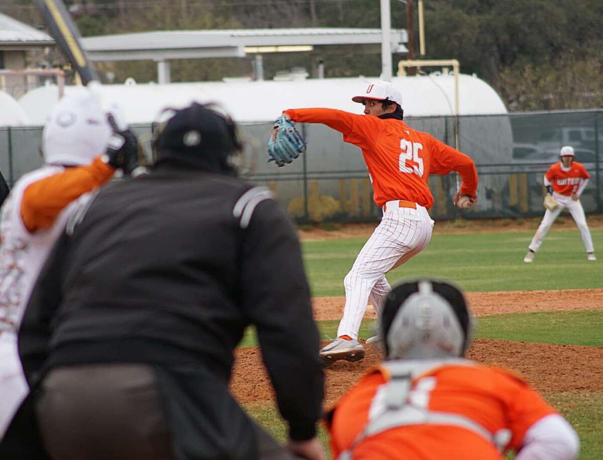 Ricky Covarrubias tossed three innings of one-run ball in relief in United’s 7-3 win over Eagle Pass on Saturday.