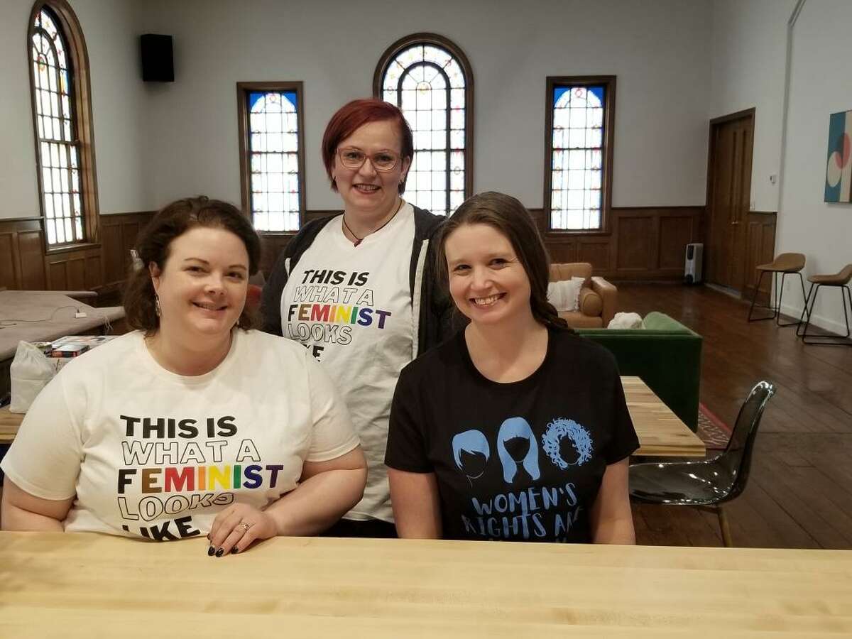 The Ferris Women's Network strives to empower women to advocate for themselves in their work-life, family-life and community-life through seminars, panel discussions and community involvement. Picture are president Karen Simmon (left), vice president Megan Eppley (center) and program coordinator Julie Alexander (left).
