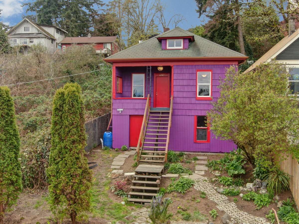 The one-of-a-kind home at 4067 Letitia Ave. S. in Seattle's Columbia City neighborhood. 