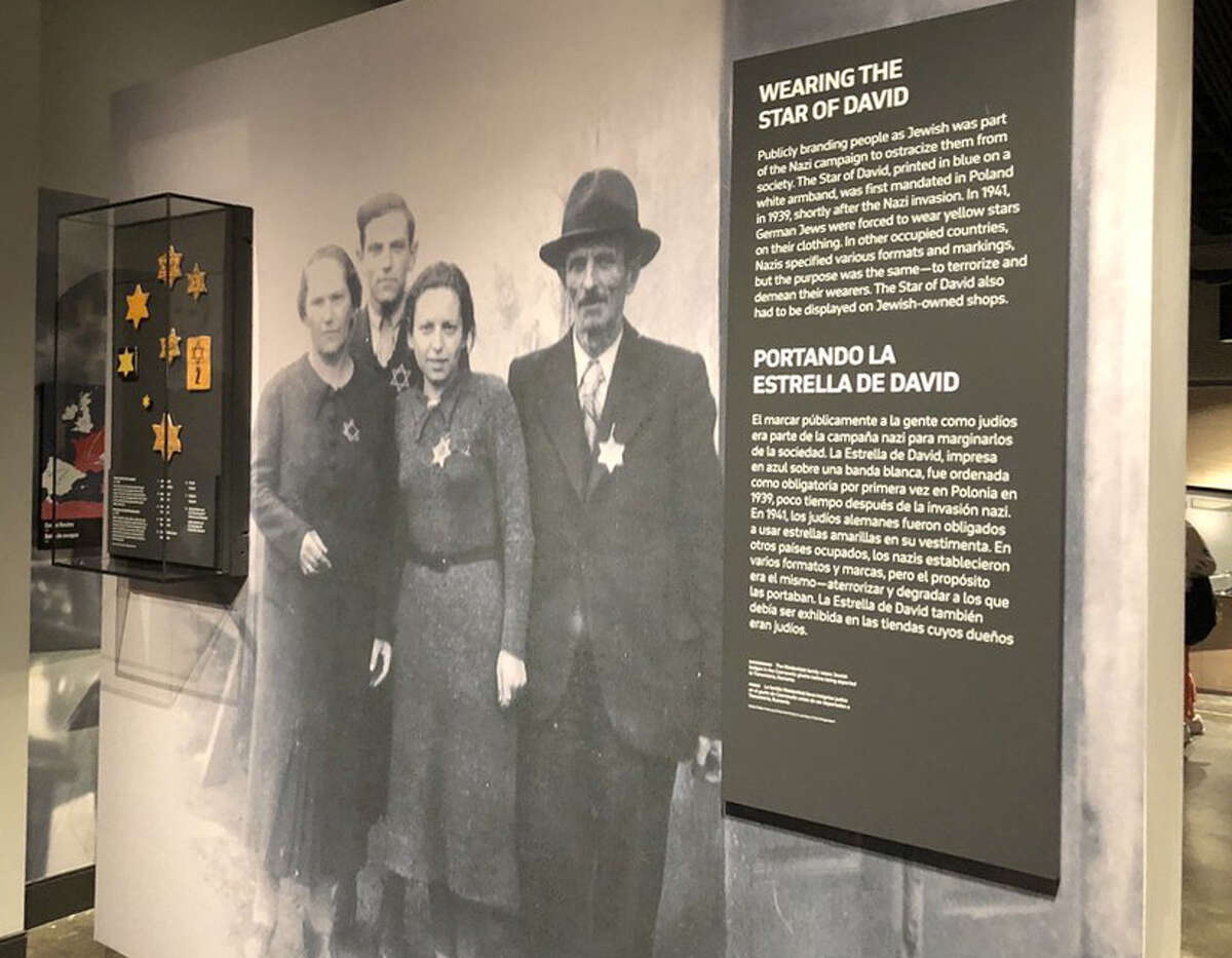 An exhibit at the Holocaust Museum Houston.