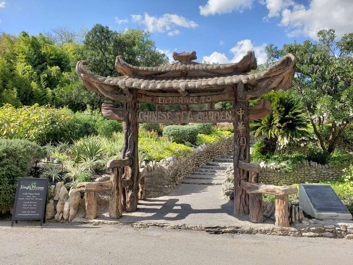 The entrance to the Japanese Tea Garden in San Antonio, TX.