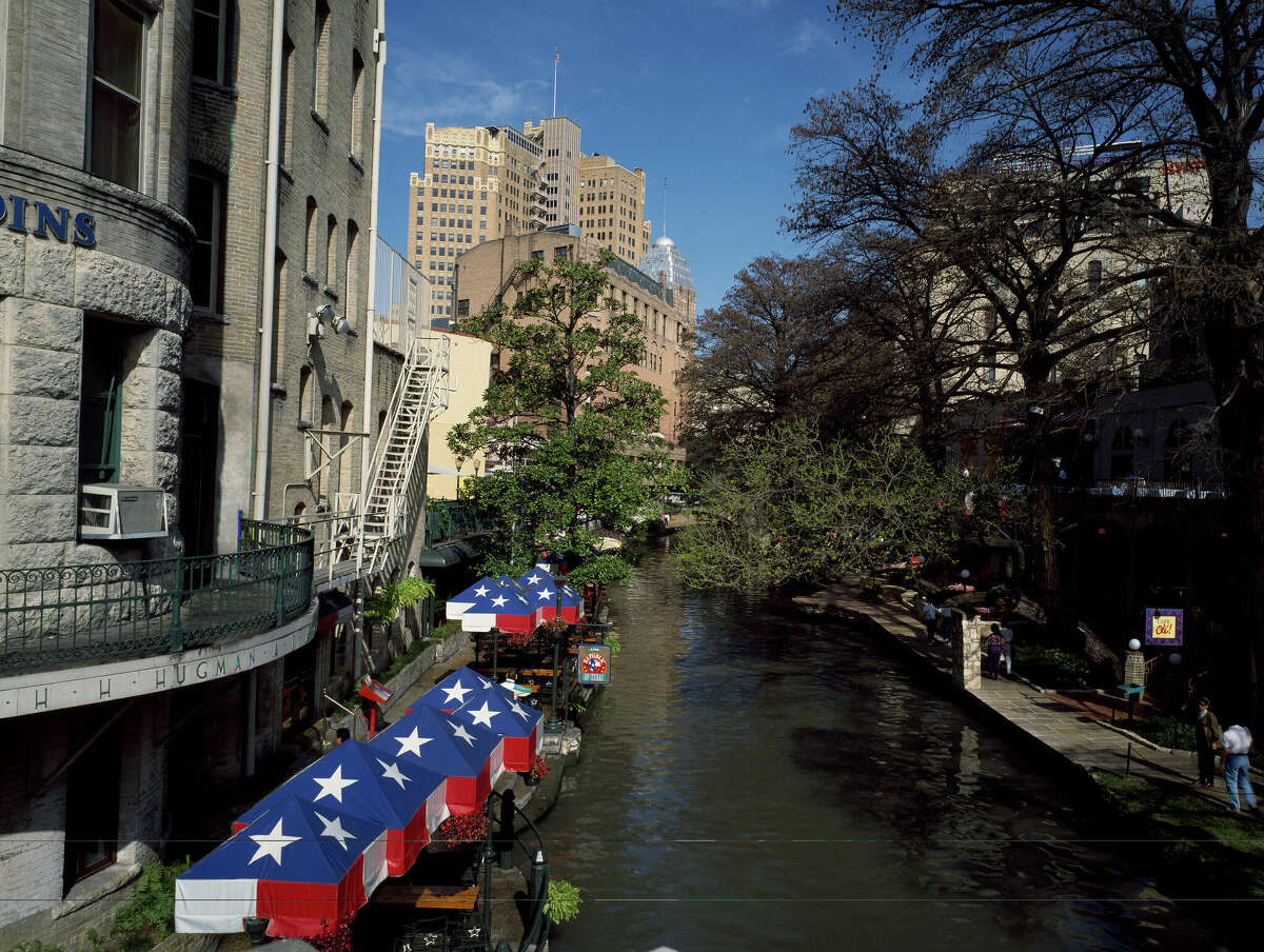 River Walk, the number-one tourist attraction in San Antonio, 