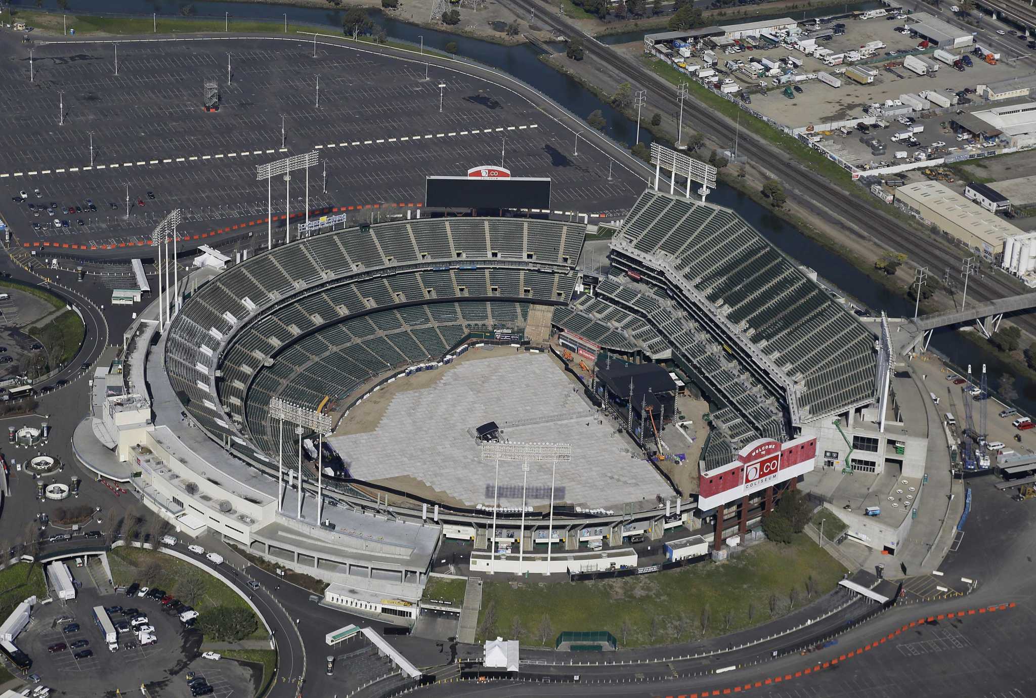 Humans Out, Cats In at Oakland A's Ballpark