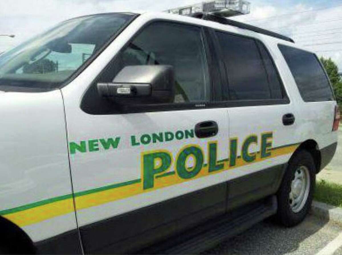 A file photo of a New London, Conn., police vehicle. Police found a man stabbed in New London Tuesday afternoon.