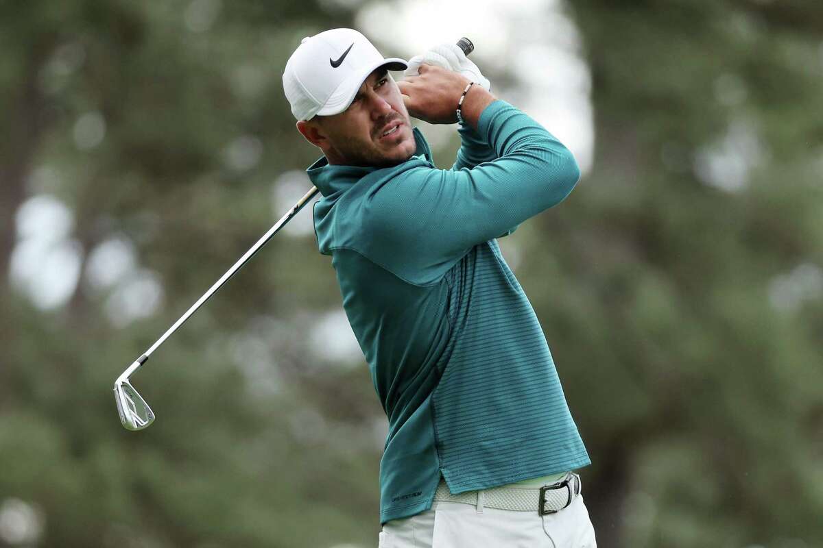AUGUSTA, GEORGIA - APRIL 08: Brooks Koepka plays his shot from the fourth tee during the second round of The Masters at Augusta National Golf Club on April 08, 2022 in Augusta, Georgia. Koepka has committed to play in June’s Travelers Championship. (Photo by Gregory Shamus/Getty Images)
