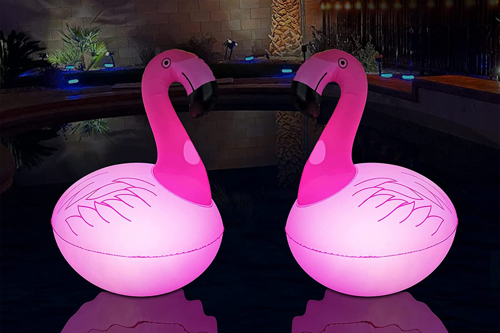 Piuiolu Floating Pool Lights Flamingo 