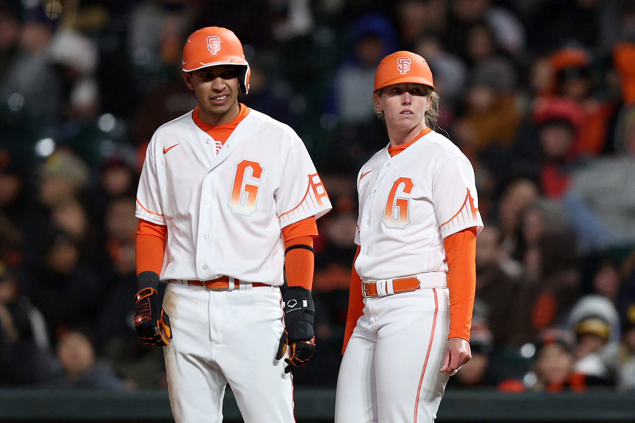 SF Giants&rsquo; Mauricio Dubon enjoys a beer after annoying Padres by bunting during professional baseball game