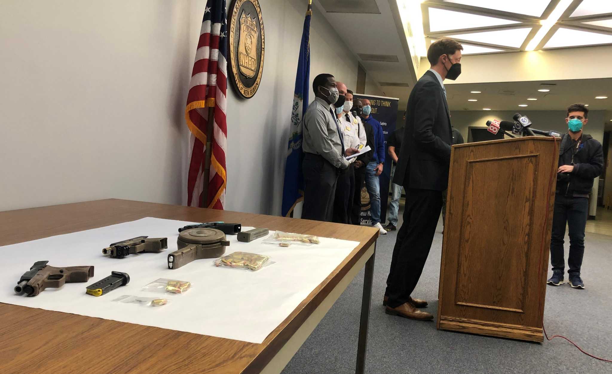 New Haven police: Three arrested on gun charges; potentially connected ...