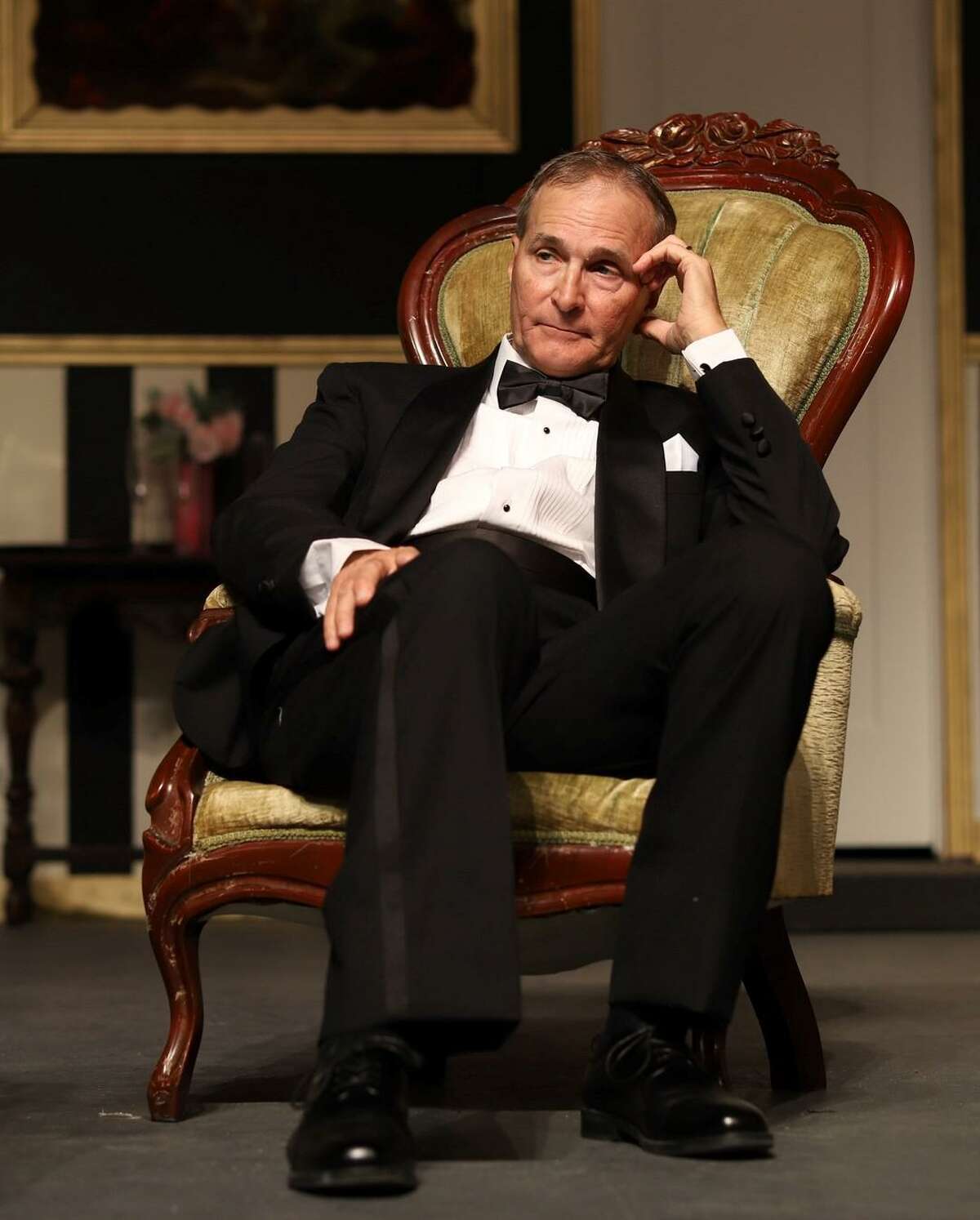 Rob Baker as Claude in Stage Right’s “The Dinner Party.”