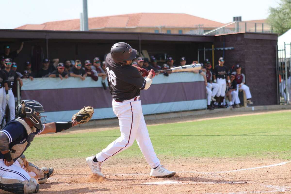 United High School graduate and TAMIU baseball player Beto Cervantes hit two pinch-hit home runs in the Dustdevils’ series against St. Edwards this weekend including a walkoff homer in the team’s Game 2 win.