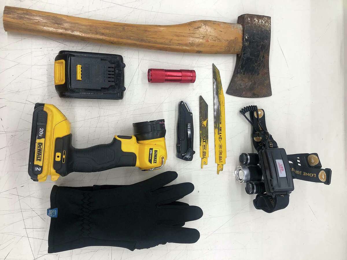 A man was taken into custody after a brief foot chase after he allegedly stole a catalytic converter from a resident’s vehicle in Milford, Conn., early Wednesday, April 13, 2022.