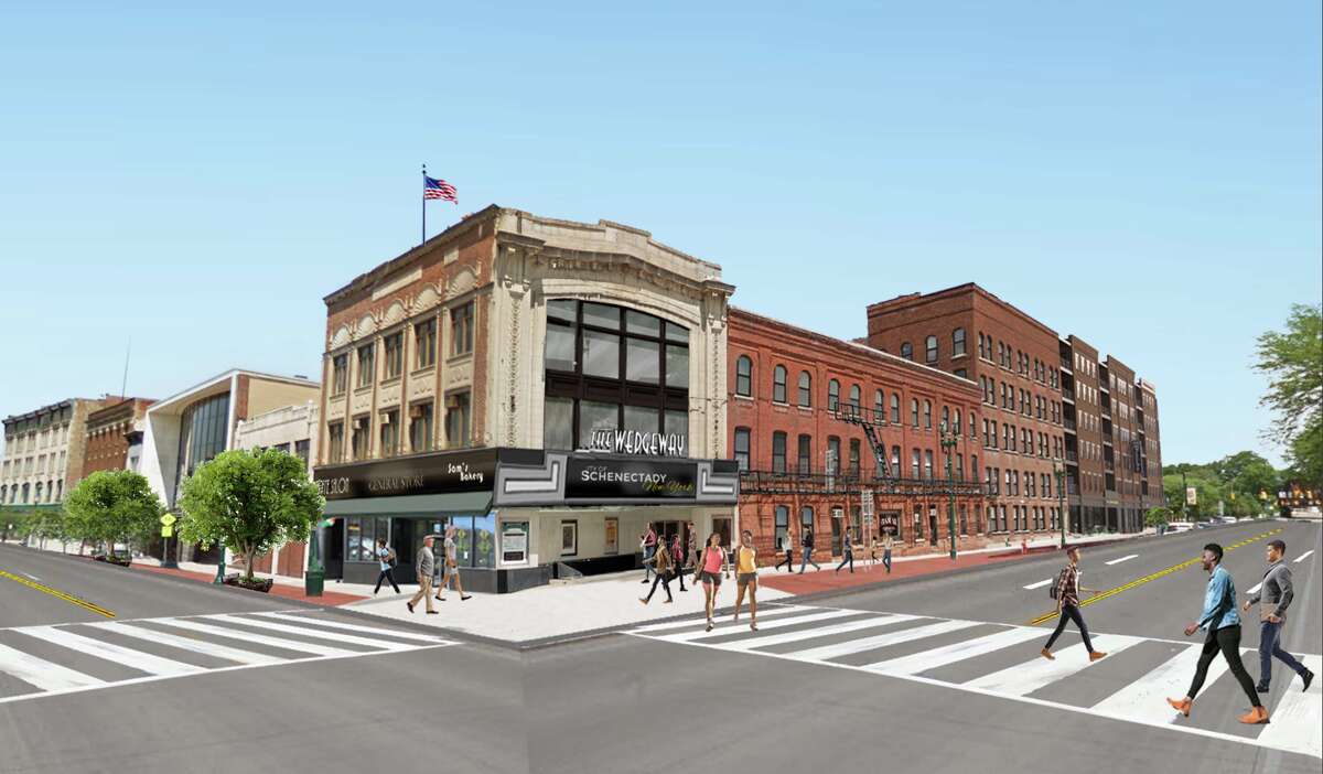 A developer from Colonie has plans to transform the decaying Wedgeway Building at the corner of State Street and Erie Boulevard in downtown Schenectady.