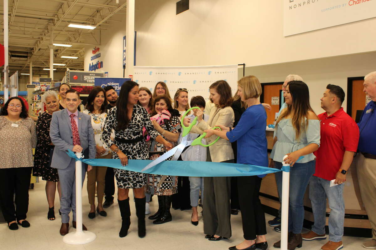 Emancipet held a grand opening of its new veterinary clinic in the PetSmart store at 13830 Northwest Freeway in north Houston on April 13, 2022. The nonprofit organization is expanding its network of affordable veterinary care clinics.