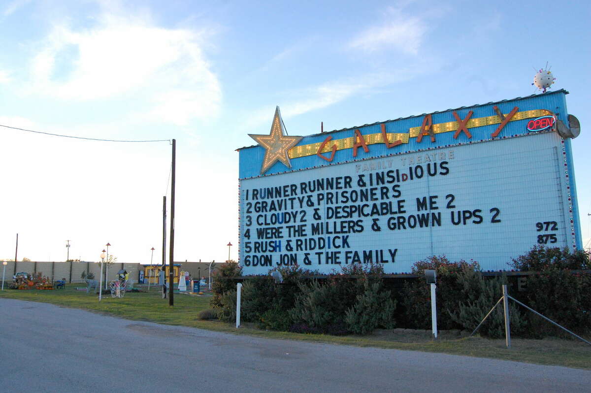 The Galaxy Drive-in Theatre located in Ennis, Texas. 