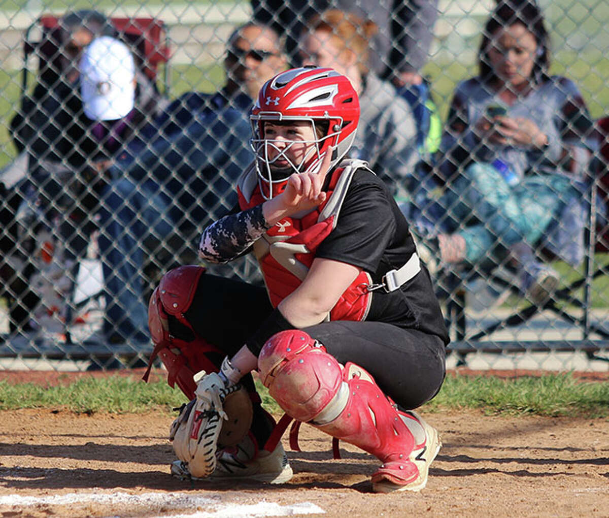 Calhoun catcher Ella Sievers had a home run and three RBI to help the Warriors rally from five runs down to beat Pleasant Hill on Thursday.