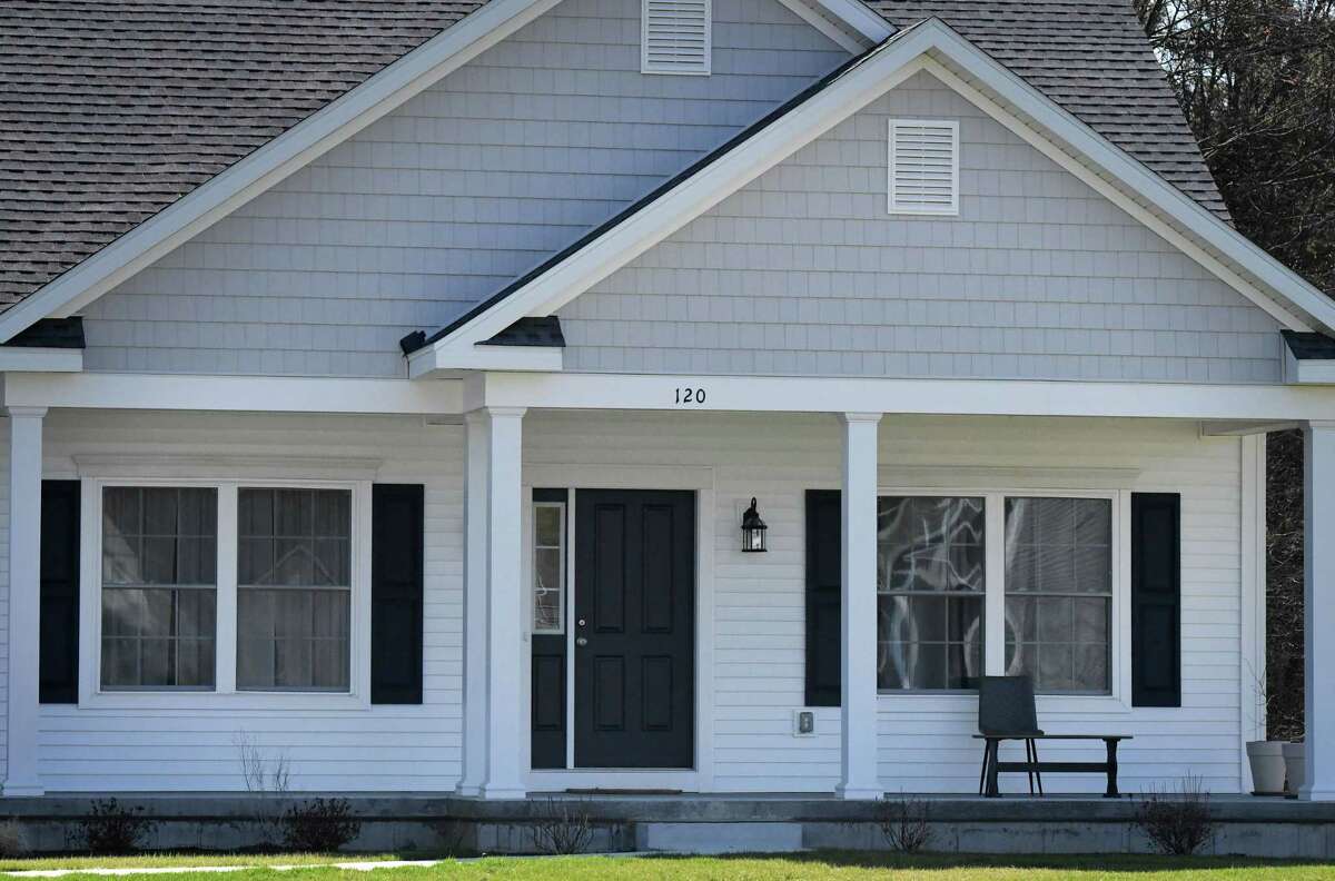 The home at 120 Miller Road where police are investigating a killing on Friday, April 15, 2022, in New Scotland, N.Y.