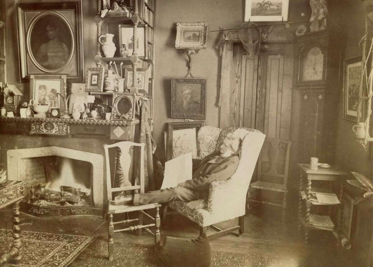 Donald Grant Mitchell in his Edgewood farm home