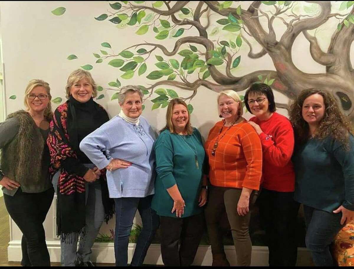 Female members of the city’s Democratic Town Committee - who have become known as the Lady Ds - have committed to a minimum $500 scholarship for graduating minority students seeking post high school education to be granted at the annual Shelton High Scholarship Ceremony on June 1. Pictured are DTC members Amanda Kilmartin, Lorraine Rossner, Kate Kutash, Patti Moonan, Joan Littlefield, Diana Meyer and Michele Bialek.