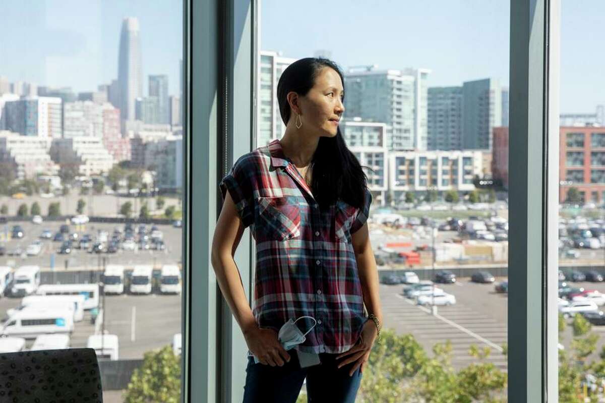 Scientist Nadia Roan at the Gladstone Institutes in San Francisco