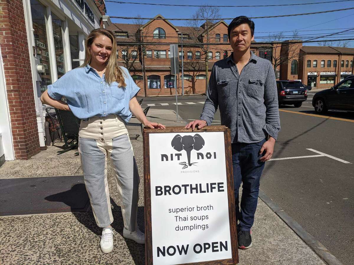 Jillian and North Shutsharwan have opened Nit Noi, a new broth and Thai restaurant in Cos Cob.