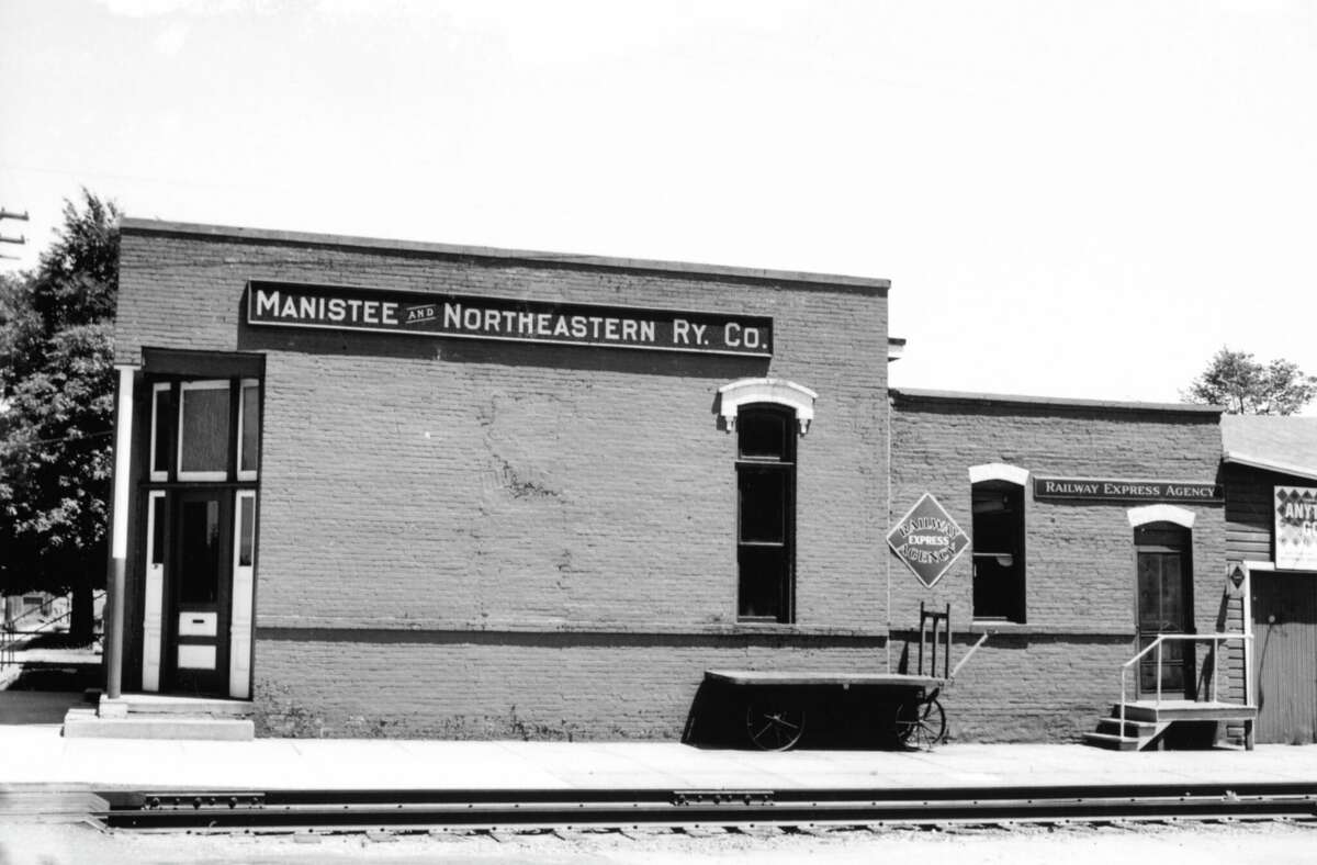 The M&NE Railroad depot was cut down to a one-story building in January 1951. The depot was heavily damaged by fire in March 1969 and was later torn down.