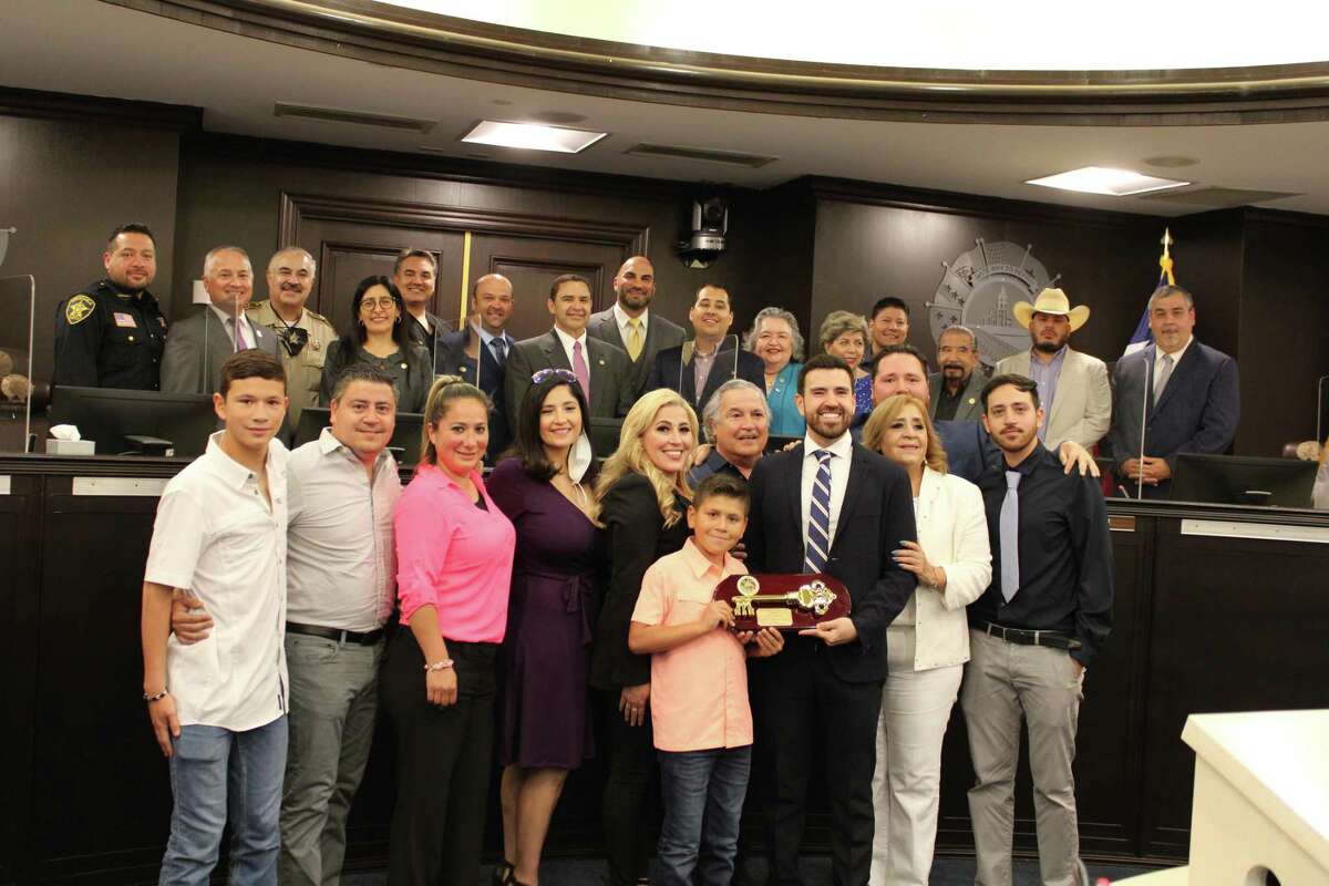 Founder and Chief Executive Officer Arturo Elizondo of the EVERY Company, a food research company based in San Francisco, came back to Laredo to receive a key to the city.