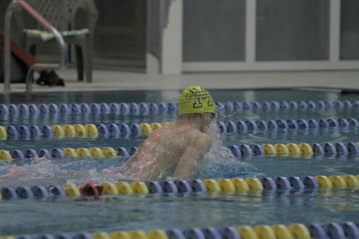 Manistee swim team shares accomplishments with school board