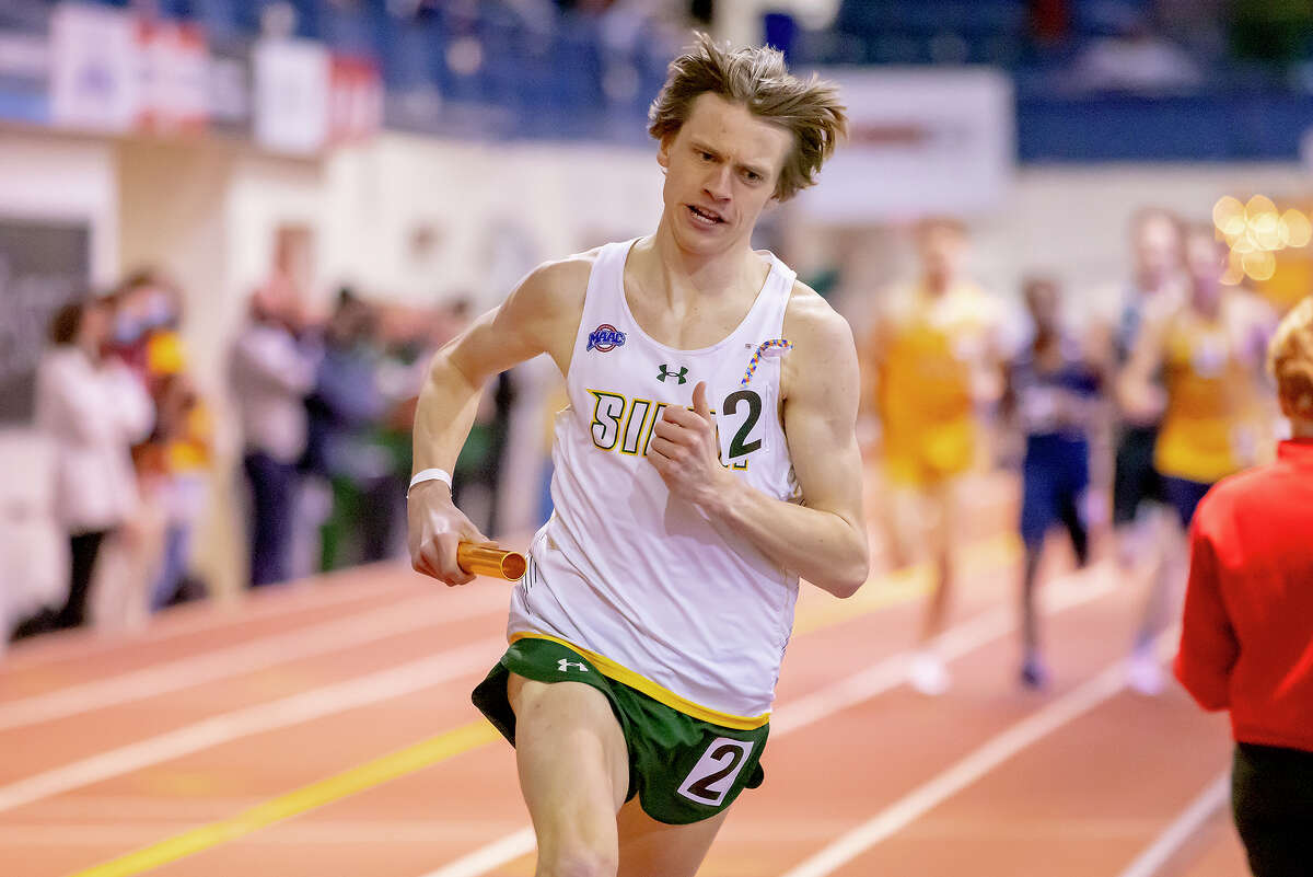 Tommy Anderson of the Siena track team set a school mark in the 3,000-meter steeplechase.
